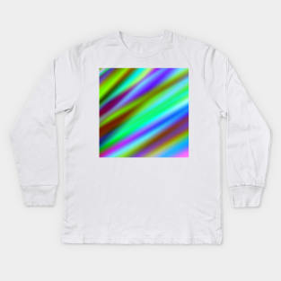 colorful abstract texture background art Kids Long Sleeve T-Shirt